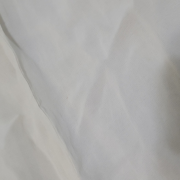 She Fly | Cream Sheer Blue Floral Flare Pants - Picture 9 of 9